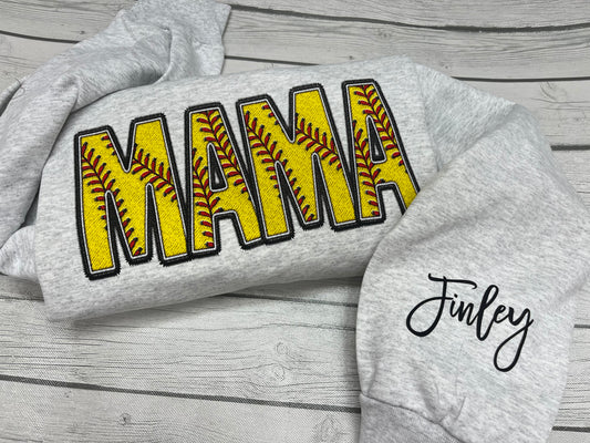 Softball Mama Crewneck
